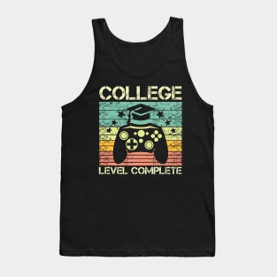 College Level Complete Video Game Gamer Tank Top